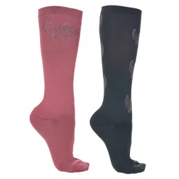 CHAUSSETTES X2 VEERLE LICORNE QHP