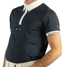 POLO CONCOURS HOMME BANKSO MANCHES COURTES FLAG'S&CUP