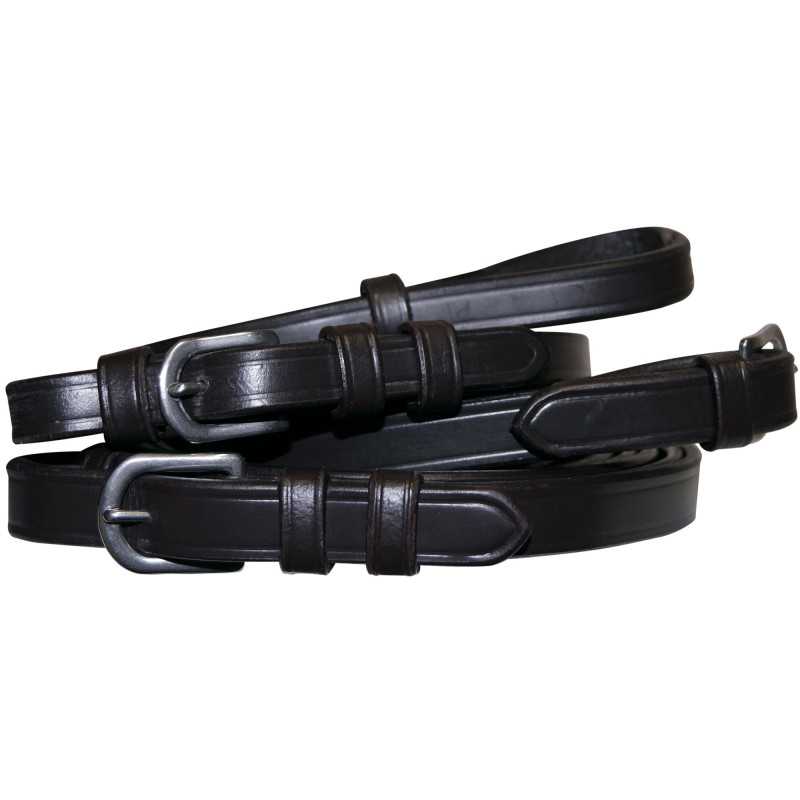 JEU DE RENES DE BRIDE NOIR FULL CHETAK