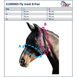 MASK ANTI MOUCHES B-FREE HARRY'S HORSE