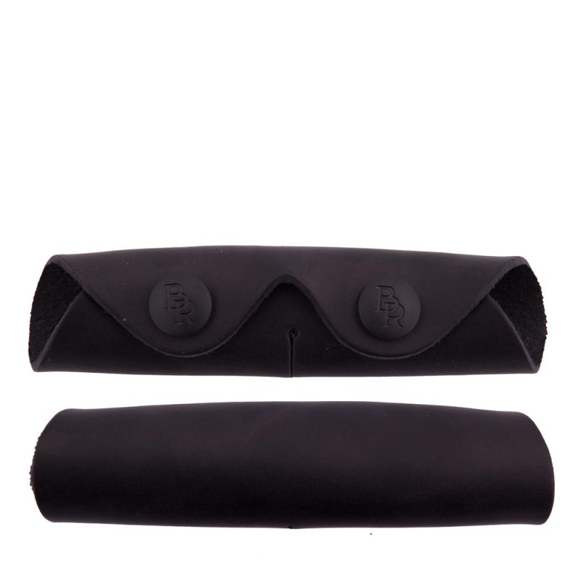 PROTEGE GOURMETTE BR EN CUIR NOIR