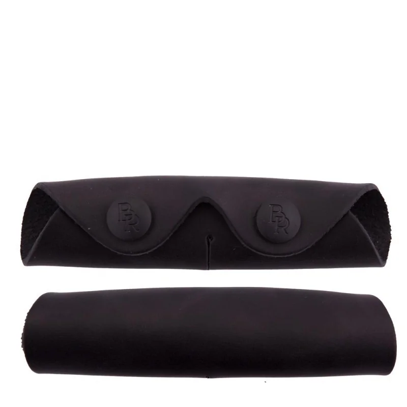 PROTEGE GOURMETTE BR EN CUIR NOIR
