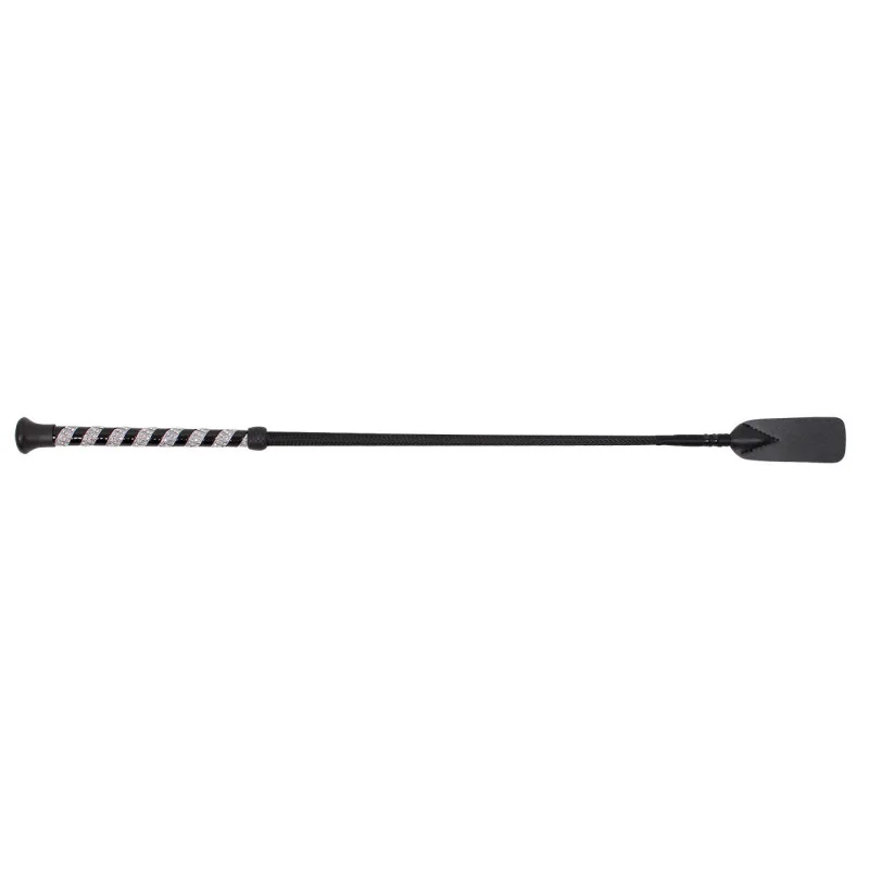 CRAVACHE JUMPING WHIP CRYSTAL BLACK QHP