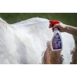 SPRAY DEMELANT CHEVAUX GRIS 550ML LEOVET