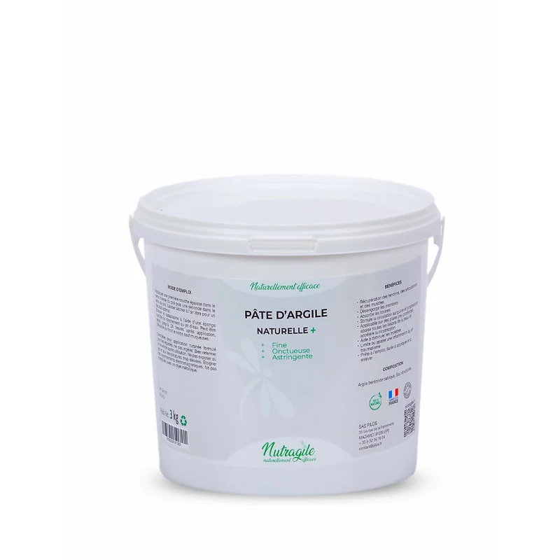ARGILE NATURELLE + 3KG NUTRAGILE