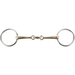 FILET DE BRIDE MAILLECHORT DOUBLE BRISURE HARRY HORSE