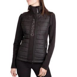 VESTE BI-MATIERE EMMA MONTAR