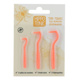 SET 3 PINCES A TIQUES HIPPOTONIC