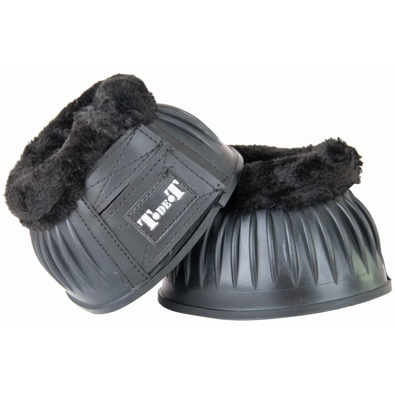 Cloches Caoutchouc & Faux Fur TdeT | Anti-Retournement Noir | MCM