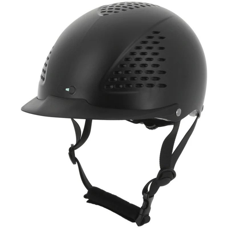 casque d'équitation garçon noir