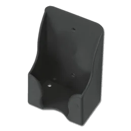 SUPPORT PIERRE A SEL RECTANGULAIRE NOIR WALDHAUSEN