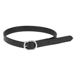 LANIERES EPERON CUIR BASIC JUNIOR NOIRES QHP