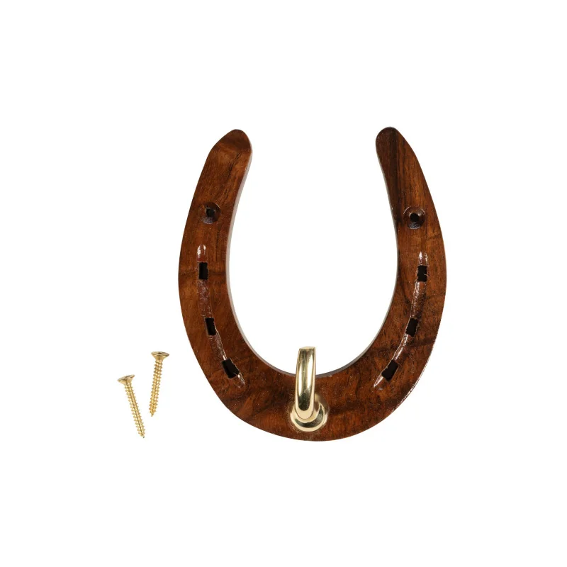 SUPPORT FER A CHEVAL BOIS ET LAITON HKM
