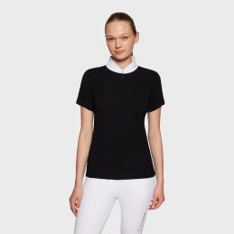 POLO CONCOURS MANCHES COURTES CARLOTTA SS25 SAMSHIELD