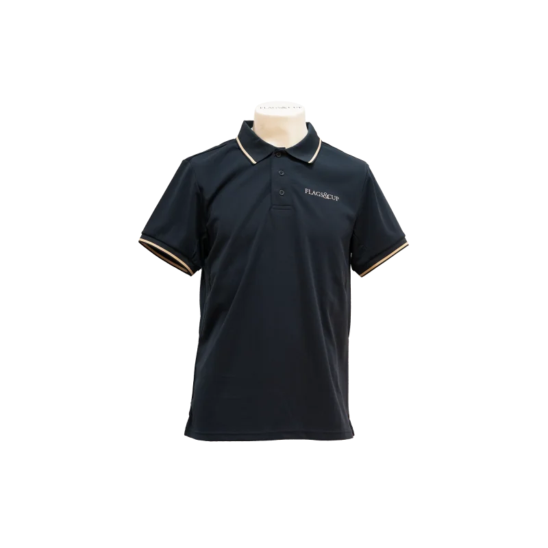 POLO MANCHES COURTES LUGANO FLAG'S&CUP
