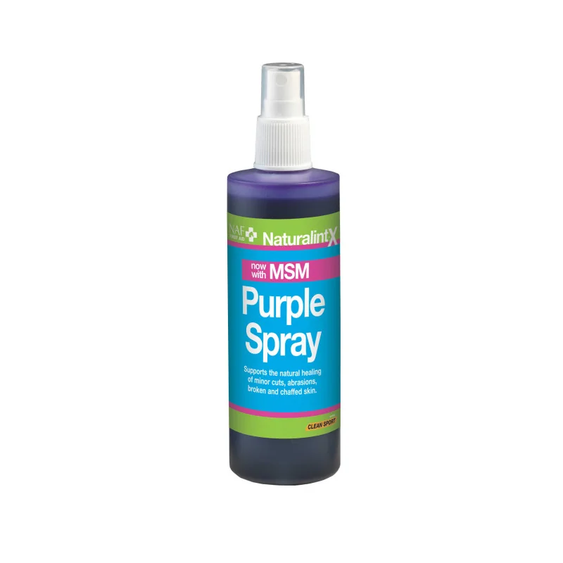 Spray NaturalintX NAF 240 ml : soin des plaies superficielles du cheval