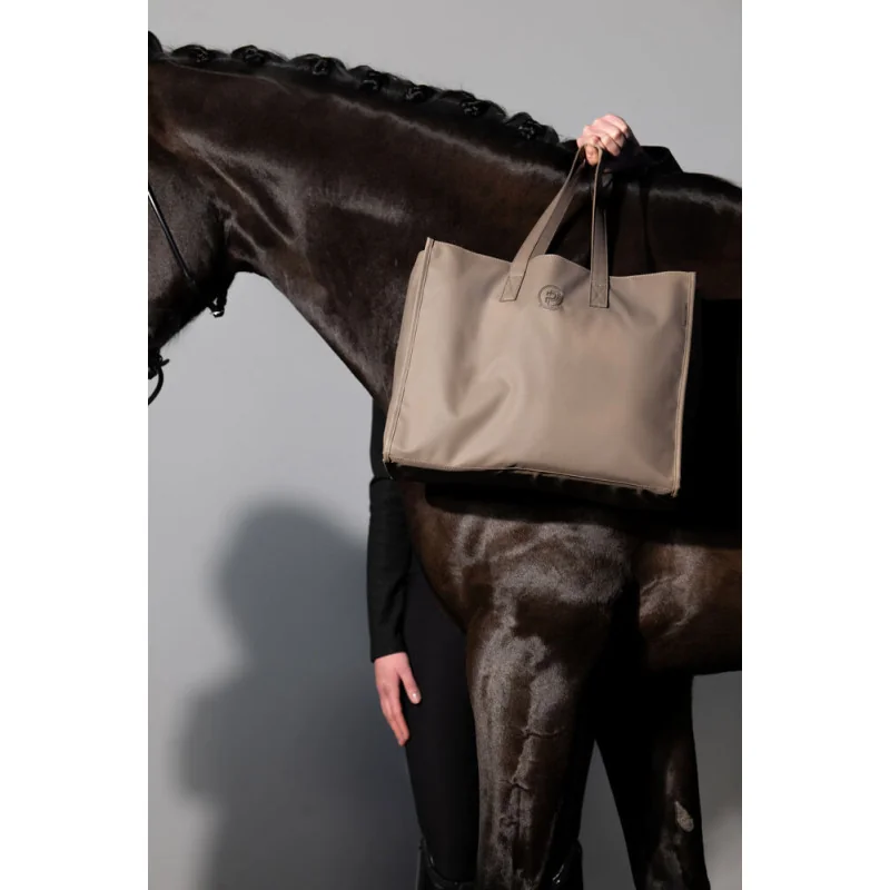 SAC FAUX LEATHER SHOPPER PLATINUM 25 ESKADRON