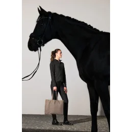 SAC FAUX LEATHER SHOPPER PLATINUM 25 ESKADRON