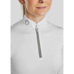 POLO CONCOURS MANCHES LONGUES MOGAIA GUN METAL MONTAR