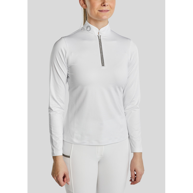 POLO CONCOURS MANCHES LONGUES MOGAIA GUN METAL MONTAR