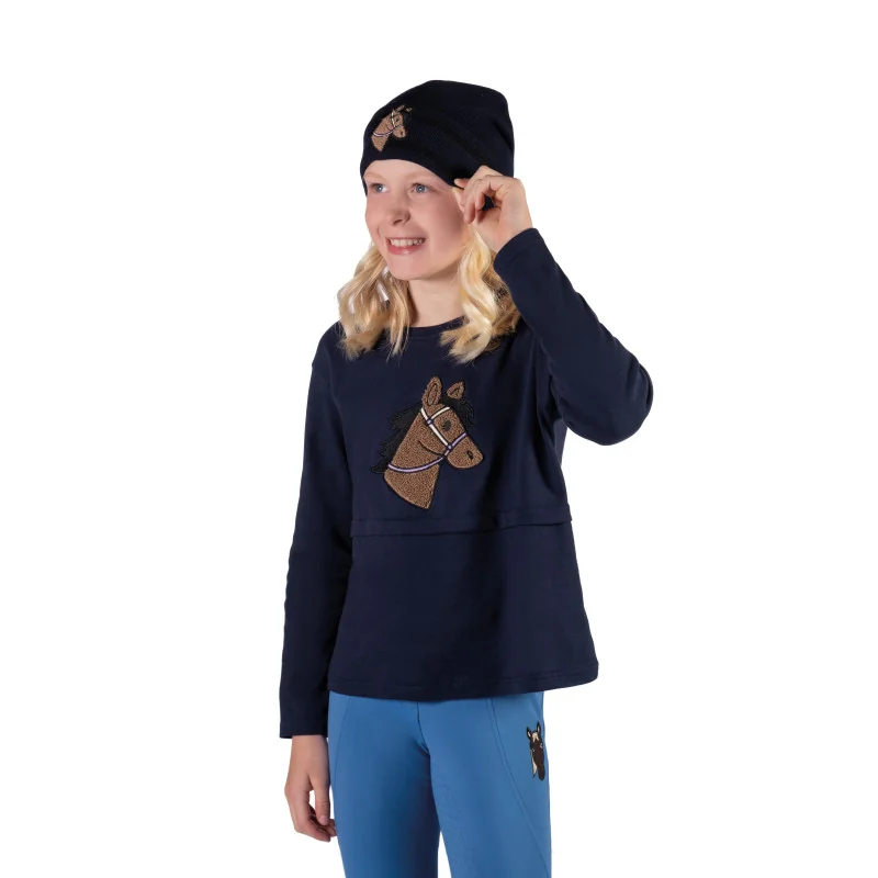 BONNET ENFANT MIA BLEU FONCE HKM