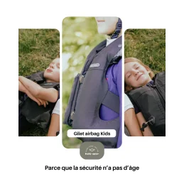 GILET AIRBAG COMPLET KIDS XXS NOIR MLV3-H HIT AIR