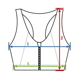 BRASSIERE DE SPORT AMALFI LAURIA GARELLI HKM