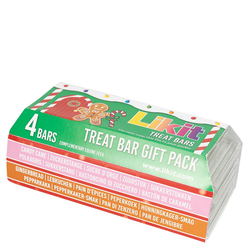 LOT DE 4 BARRES LIKIT 90G EDITION NOEL