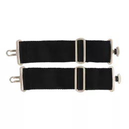 EXTENSIONS DE SANGLES VENTRALES NOIRES COUVERTURES QHP