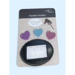 NUMEROS OVALES MARRON HOBBY HORSE