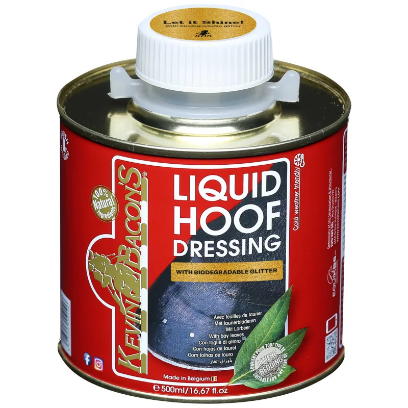 HUILE A SABOT PAILLETTES 500ML KEVIN BACON