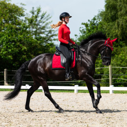 TAPIS OAKLEIGH SUNSET RED/BLACK QHP