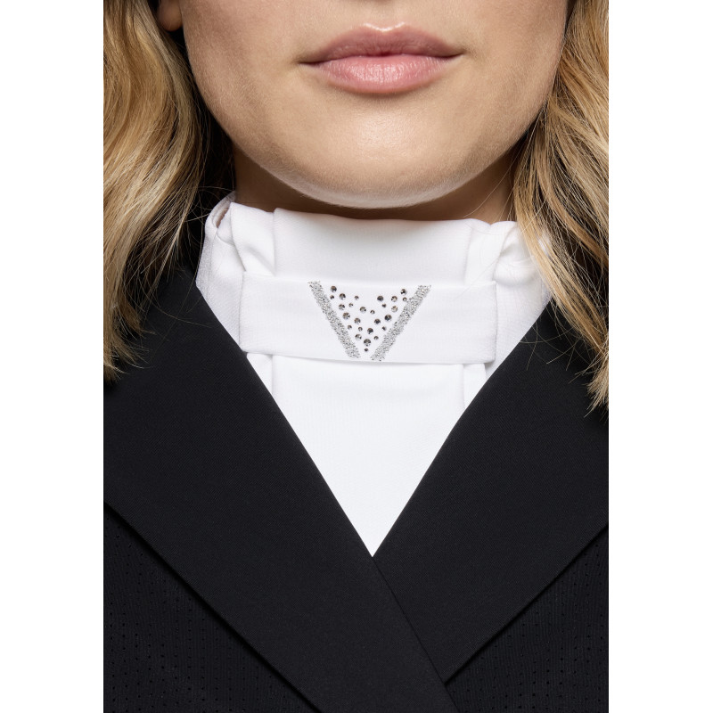 PLASTRON CRYSTAL FABRIC TRIANGLE SS26 SAMSHIELD