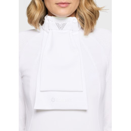 PLASTRON CRYSTAL FABRIC TRIANGLE SS26 SAMSHIELD