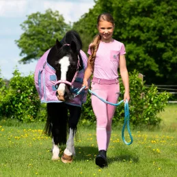 chemise anti mouches poney rose