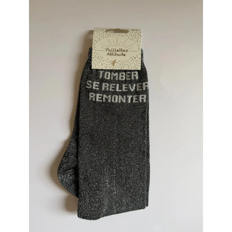 CHAUSSETTES PAILLETTES EQUITATION - TOMBER SE RELEVER REMONTER