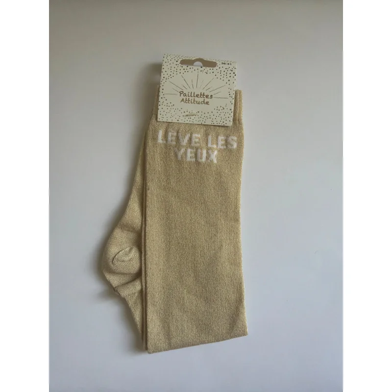 CHAUSSETTES PAILLETTES EQUITATION - LEVE LES YEUX