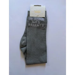 CHAUSSETTES PAILLETTES EQUITATION - JE RUINE MES PARENTS