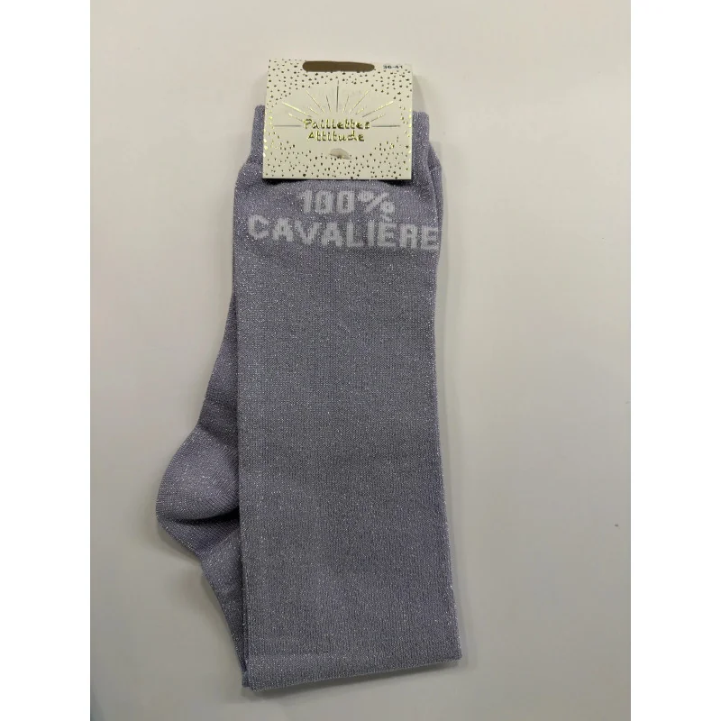 CHAUSSETTES PAILLETTES EQUITATION - 100% CAVALIERE