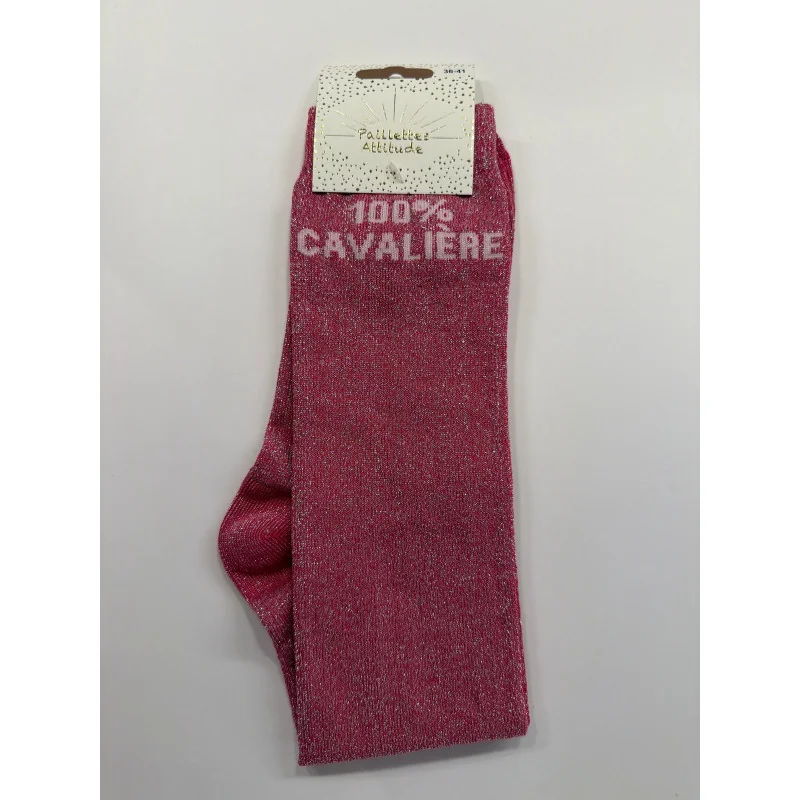 CHAUSSETTES PAILLETTES EQUITATION - 100% CAVALIERE