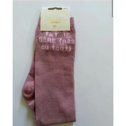 CHAUSSETTES PAILLETTES EQUITATION - TKT JE GERE (PAS DU TOUT)