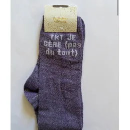 CHAUSSETTES PAILLETTES EQUITATION - TKT JE GERE (PAS DU TOUT)