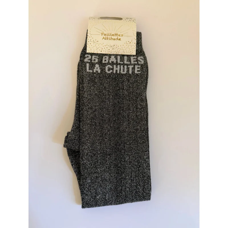 CHAUSSETTES PAILLETTES EQUITATION - 25 BALLES LA CHUTE