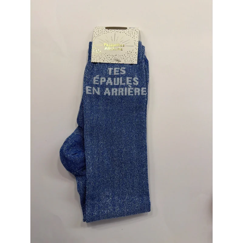 CHAUSSETTES PAILLETTES EQUITATION - TES EPAULES EN ARRIERE