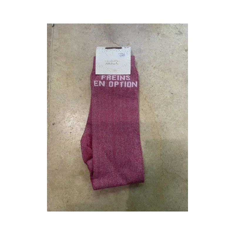 CHAUSSETTES PAILLETTES EQUITATION - FREINS EN OPTION