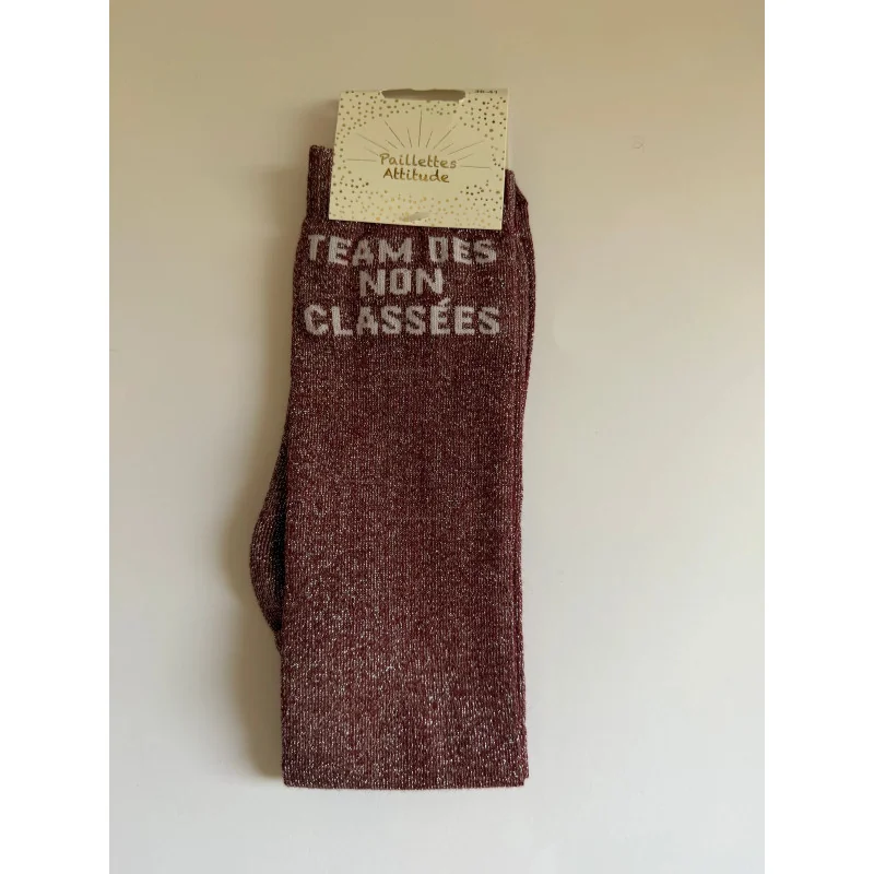 CHAUSSETTES PAILLETTES EQUITATION - TEAM DES NON CLASSEES