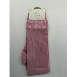 CHAUSSETTES PAILLETTES EQUITATION - UNE CHUTE - UN GÂTEAU