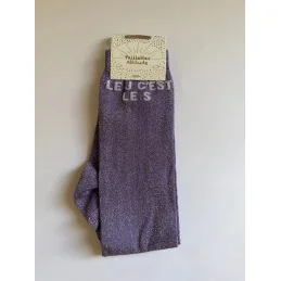 CHAUSSETTES PAILLETTES EQUITATION - LE J C'EST LE S