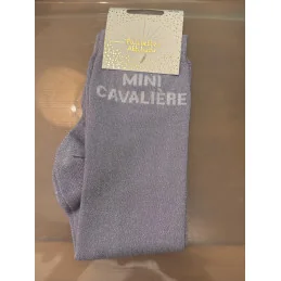 CHAUSSETTES PAILLETTES EQUITATION ENFANT- MINI CAVALIERE