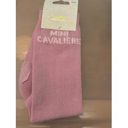 CHAUSSETTES PAILLETTES EQUITATION ENFANT- MINI CAVALIERE